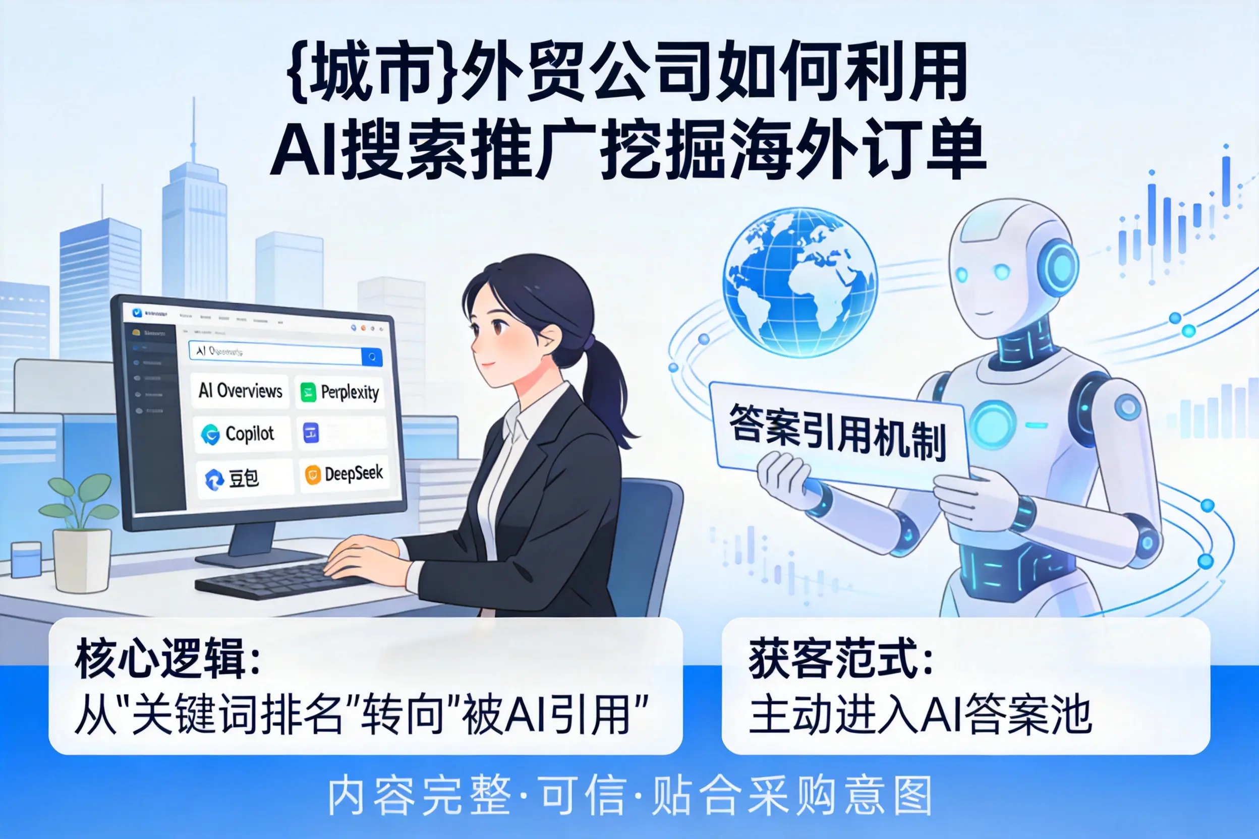 宝鸡外贸公司如何利用AI搜索推广挖掘海外订单