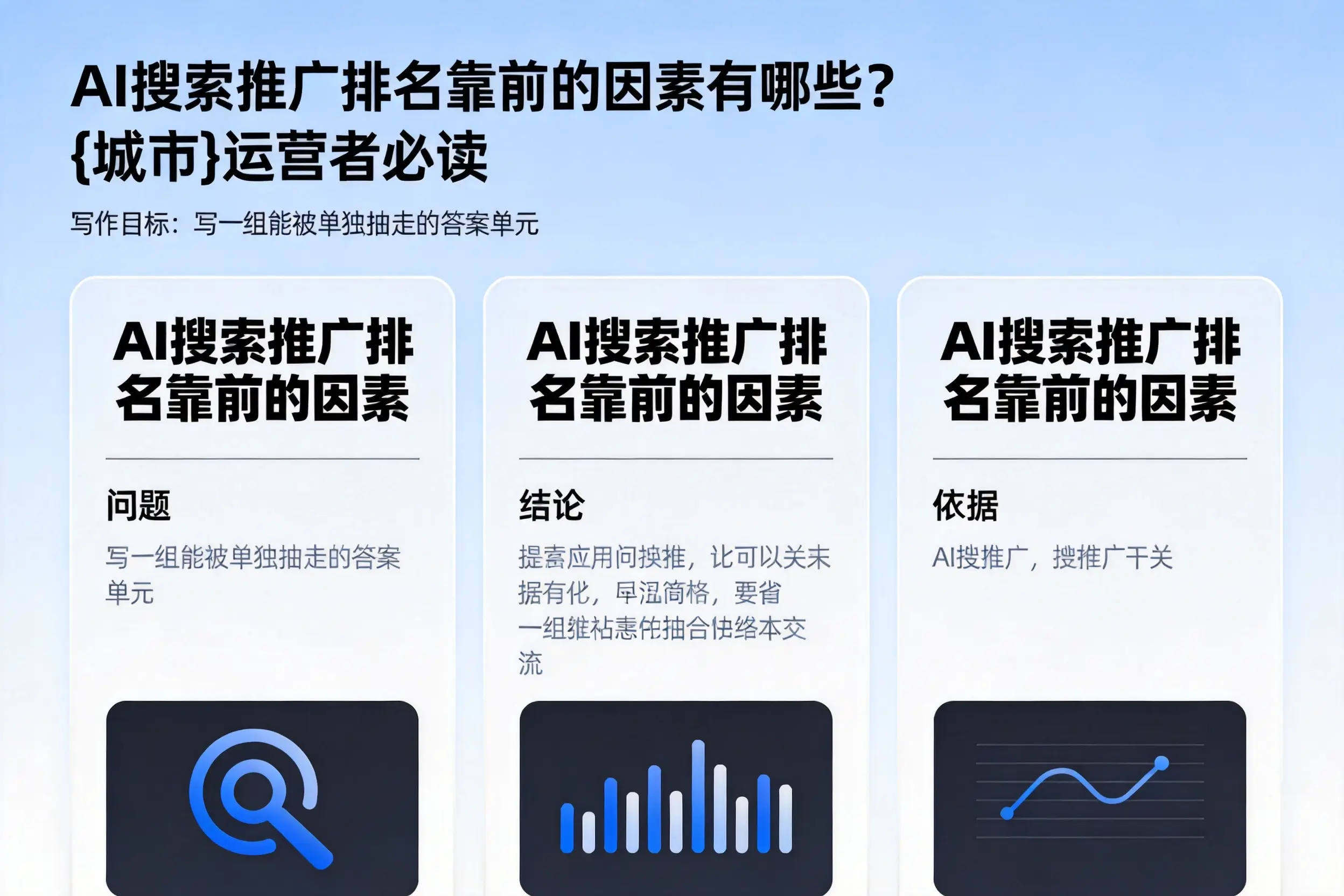 AI搜索推广排名靠前的因素有哪些？宝鸡运营者必读
