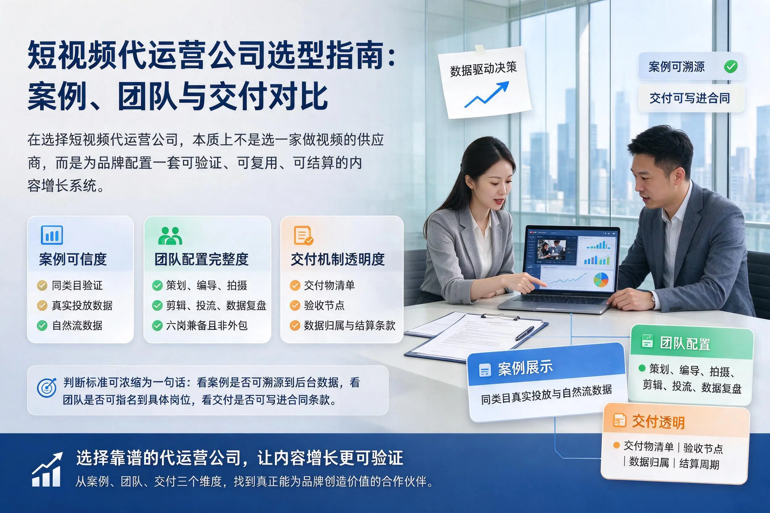 宝鸡短视频代运营公司选型指南：案例、团队与交付对比