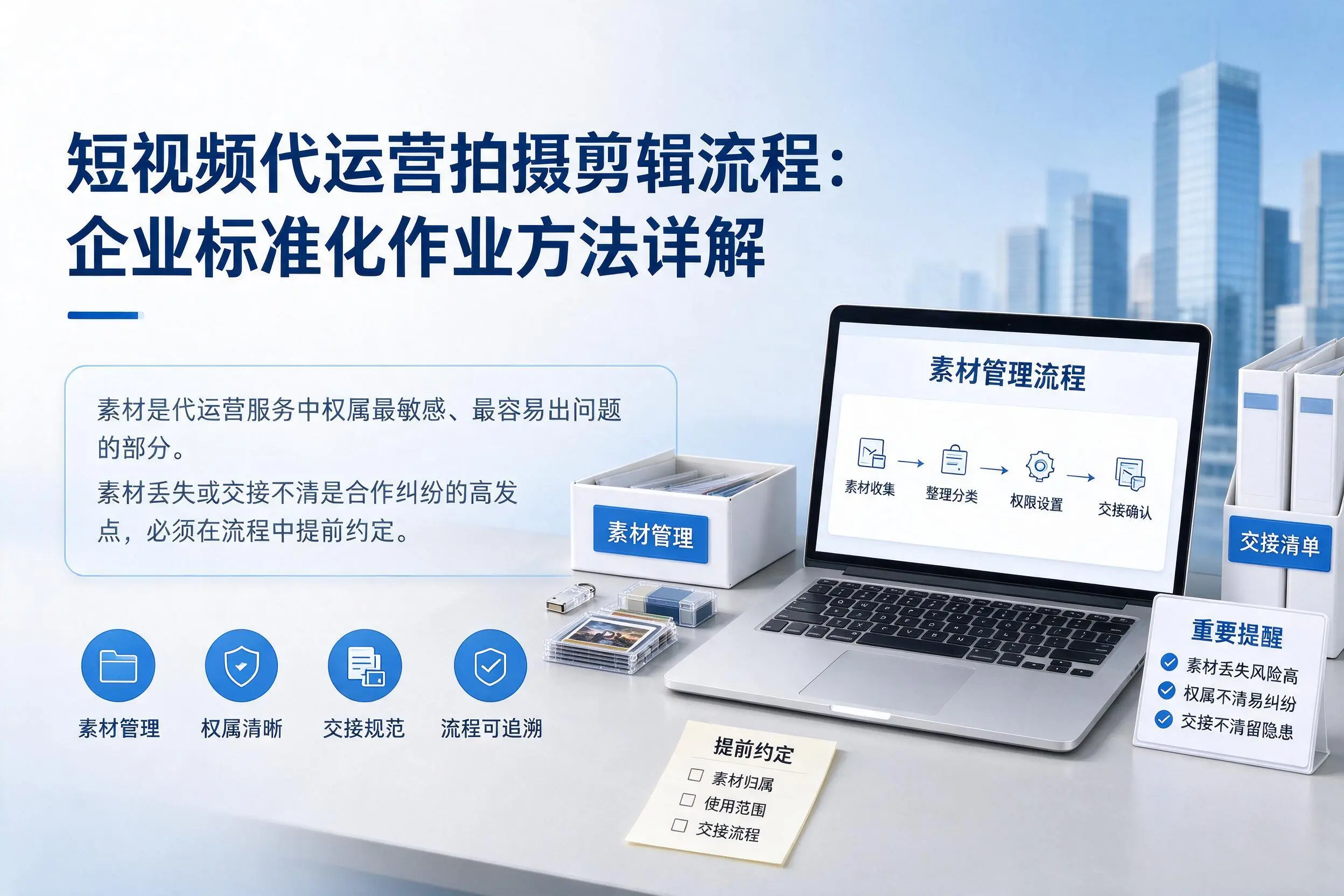 短视频代运营拍摄剪辑流程：宝鸡企业标准化作业方法详解