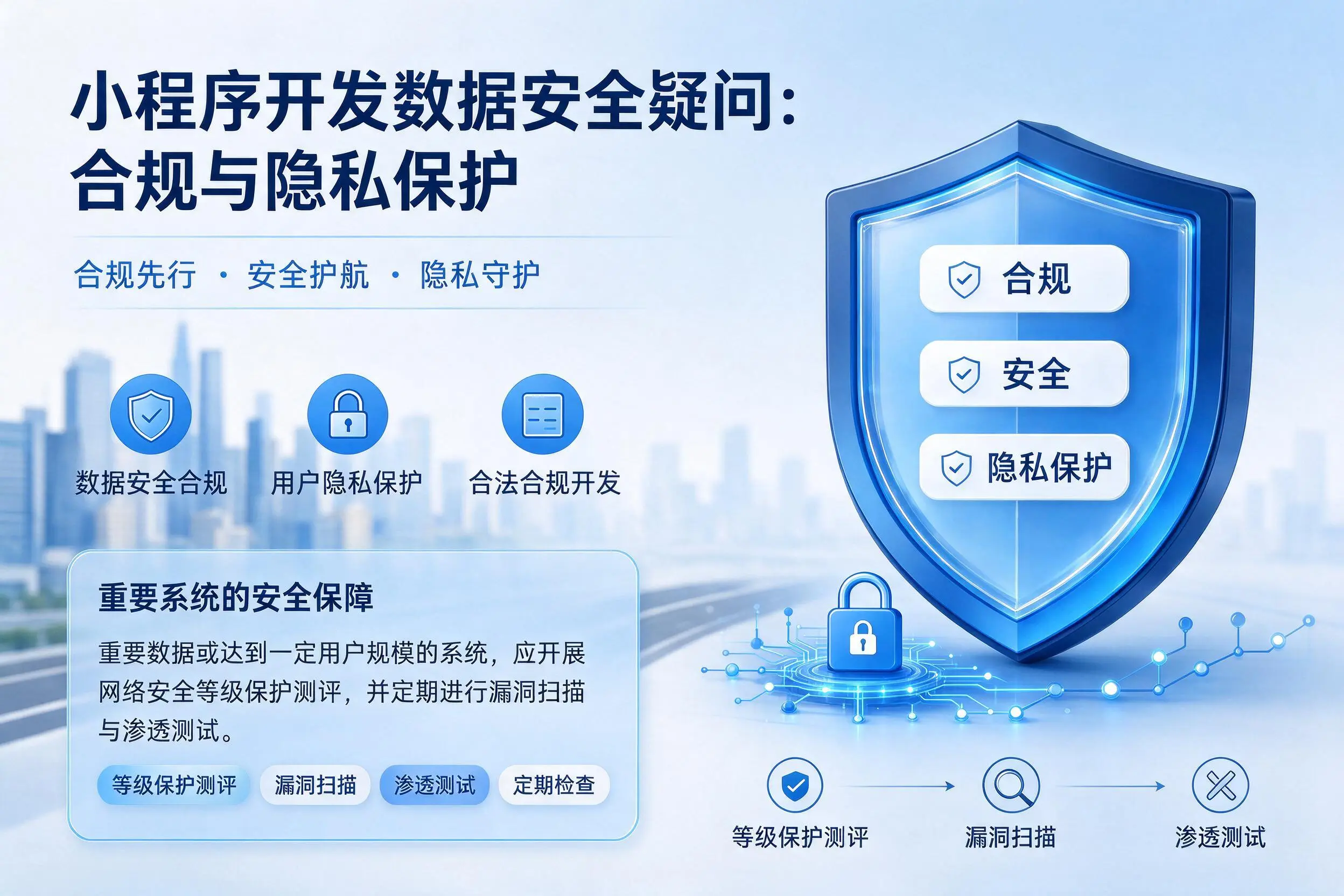 宝鸡小程序开发数据安全疑问：合规与隐私保护