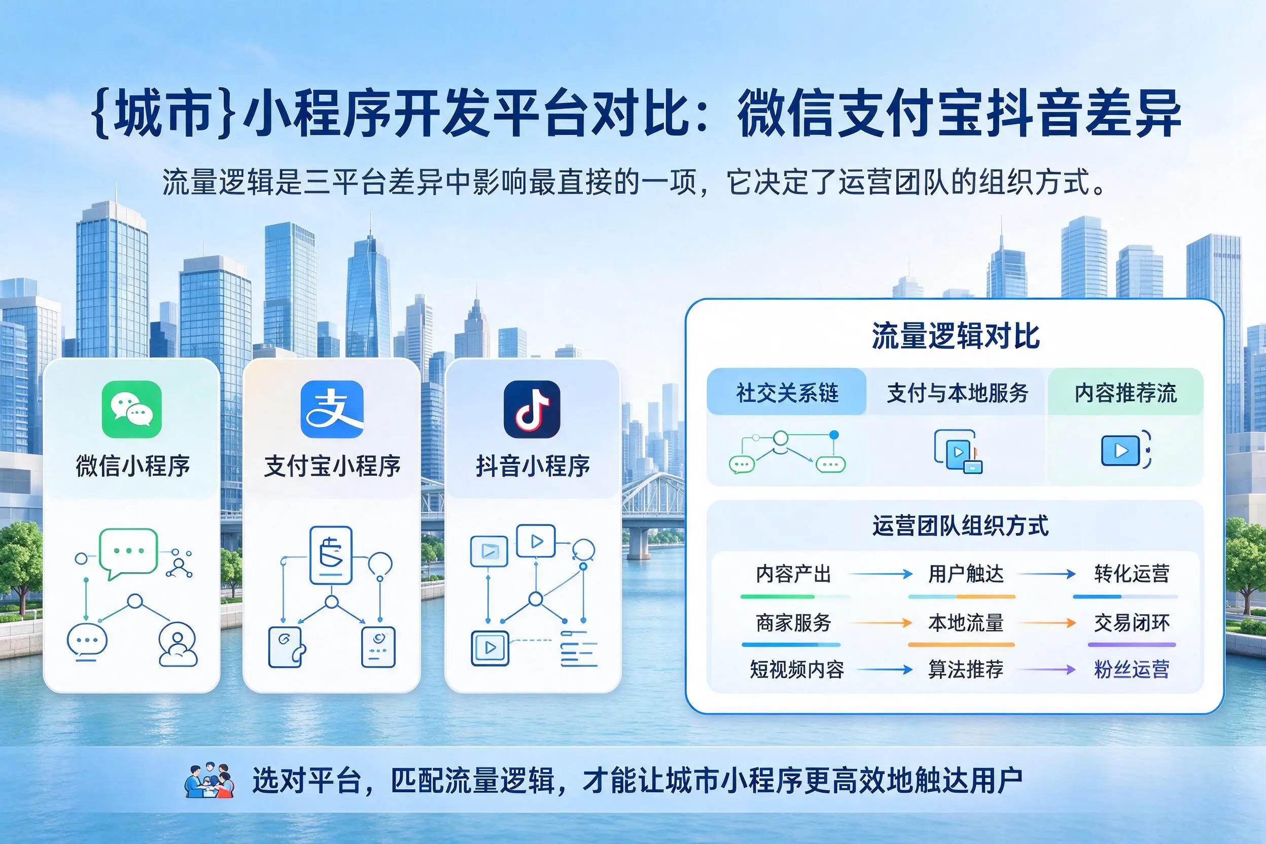 宝鸡小程序开发平台对比：微信支付宝抖音差异