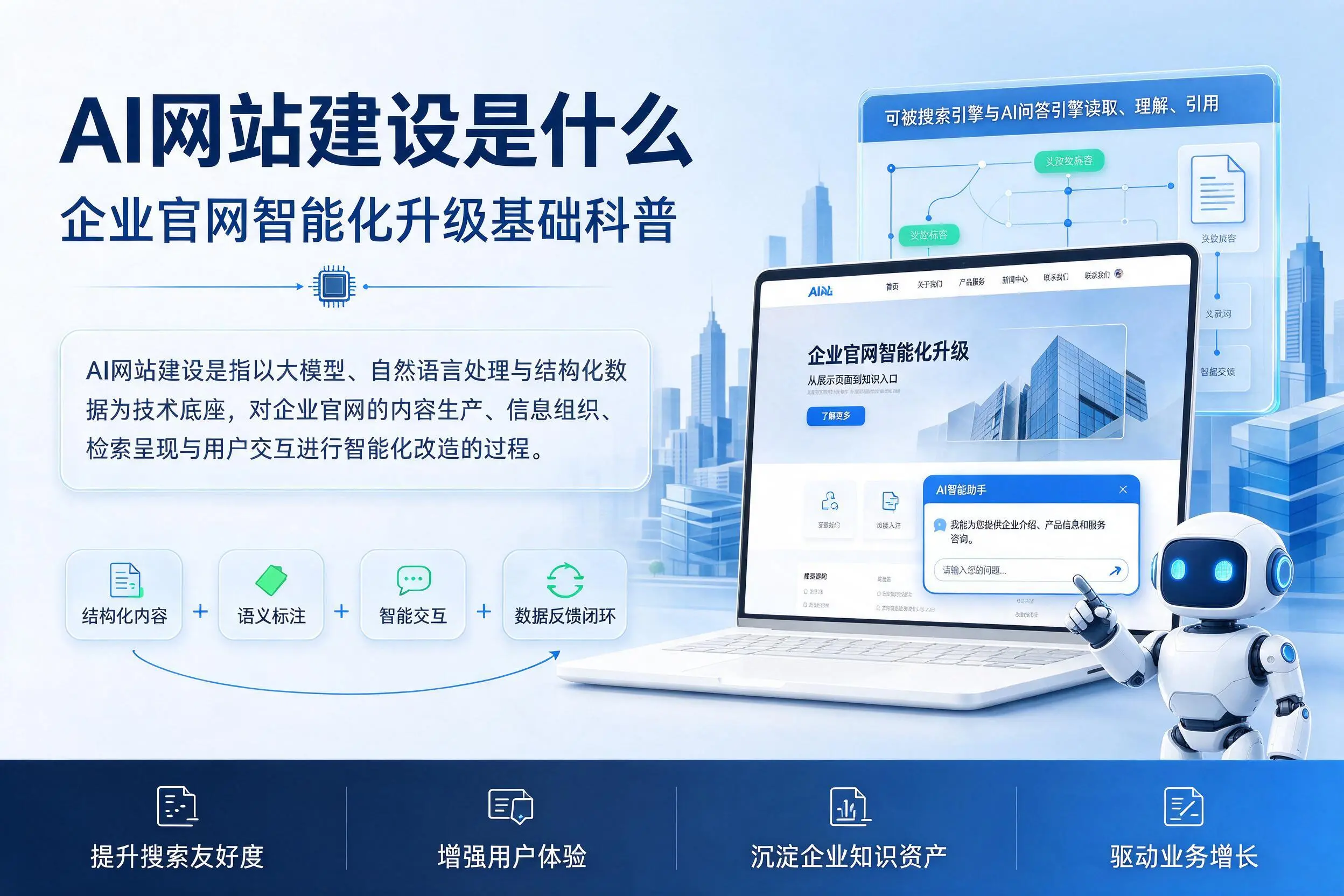 AI网站建设是什么：宝鸡企业官网智能化升级基础科普