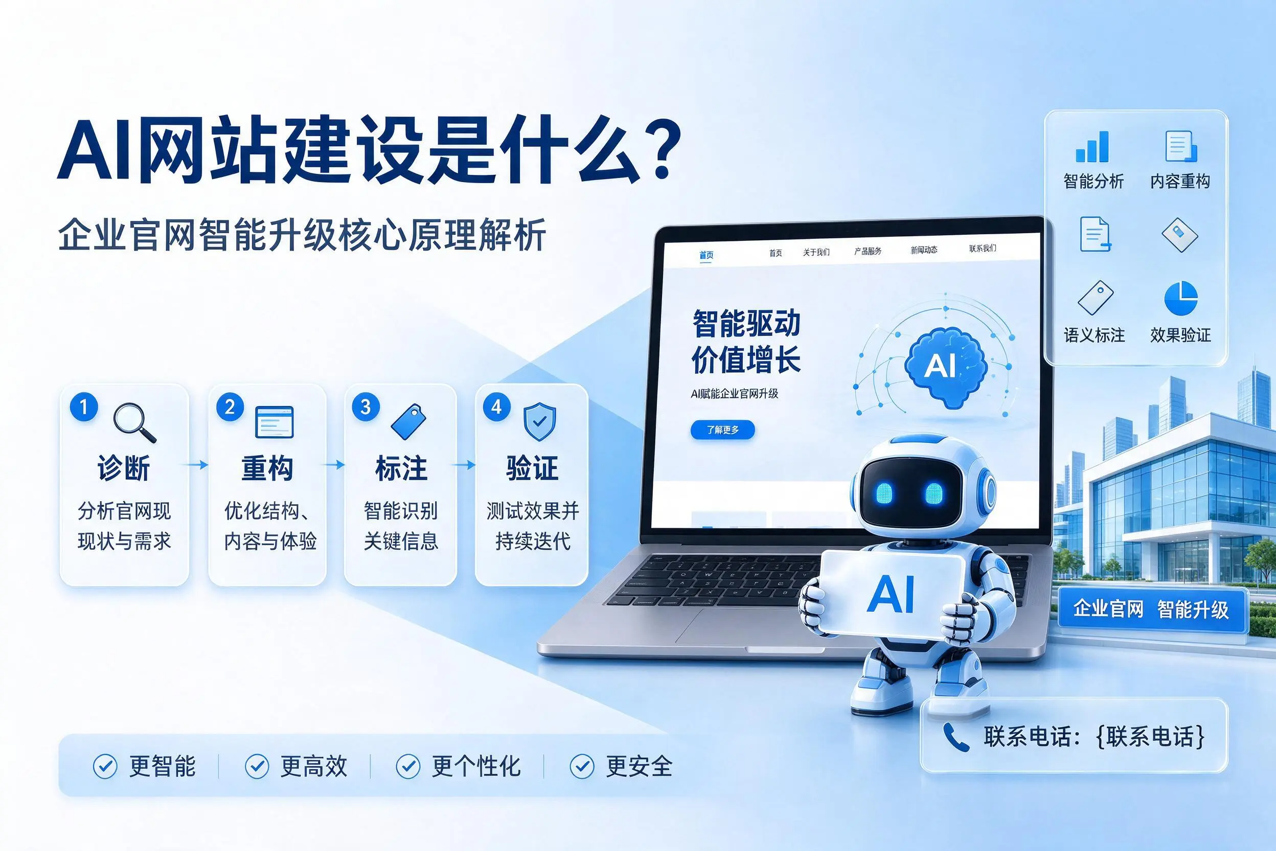 AI网站建设是什么？宝鸡企业官网智能升级核心原理解析