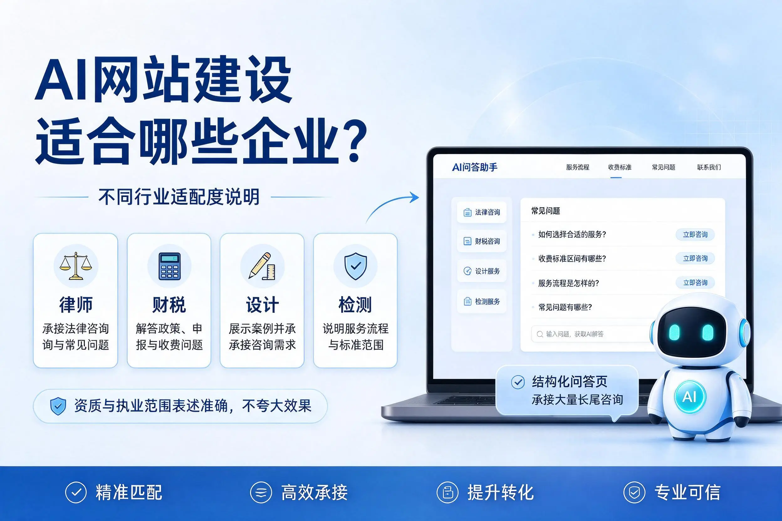 AI网站建设适合哪些企业？宝鸡不同行业适配度说明